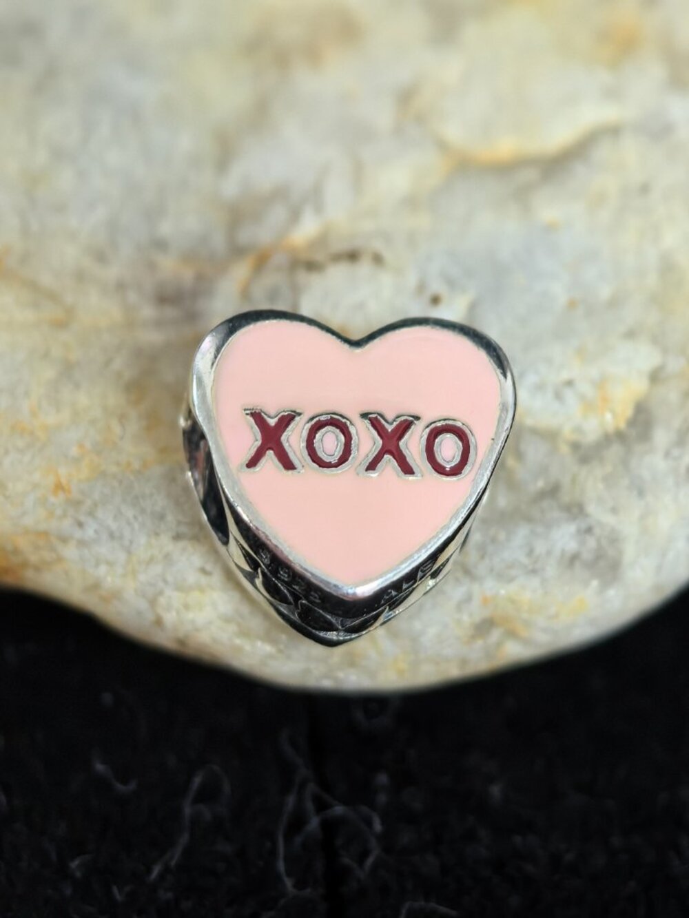 Pandora KISS ME XOXO Candy Hearts Charm, S925 Silver Jewelry (Women's)